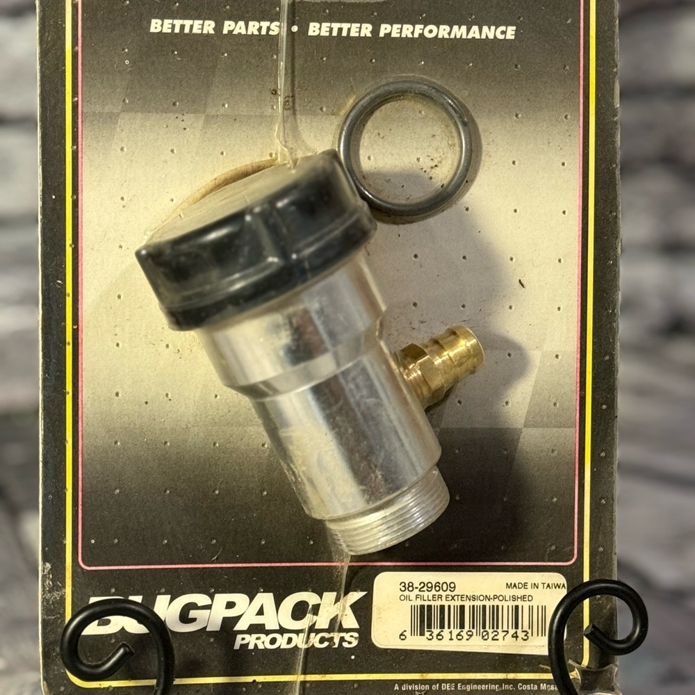 Bugpack Products Oil Filler Extension - Polished (38-29609)